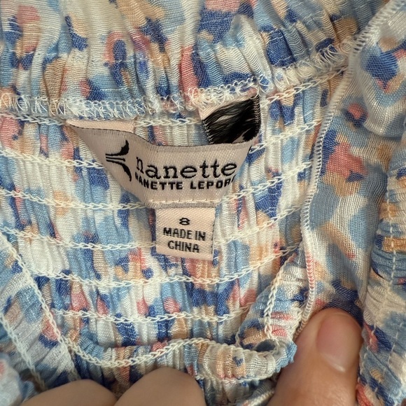 Nanette Lepore flowy floral sundress women's size 8 - Picture 6 of 7